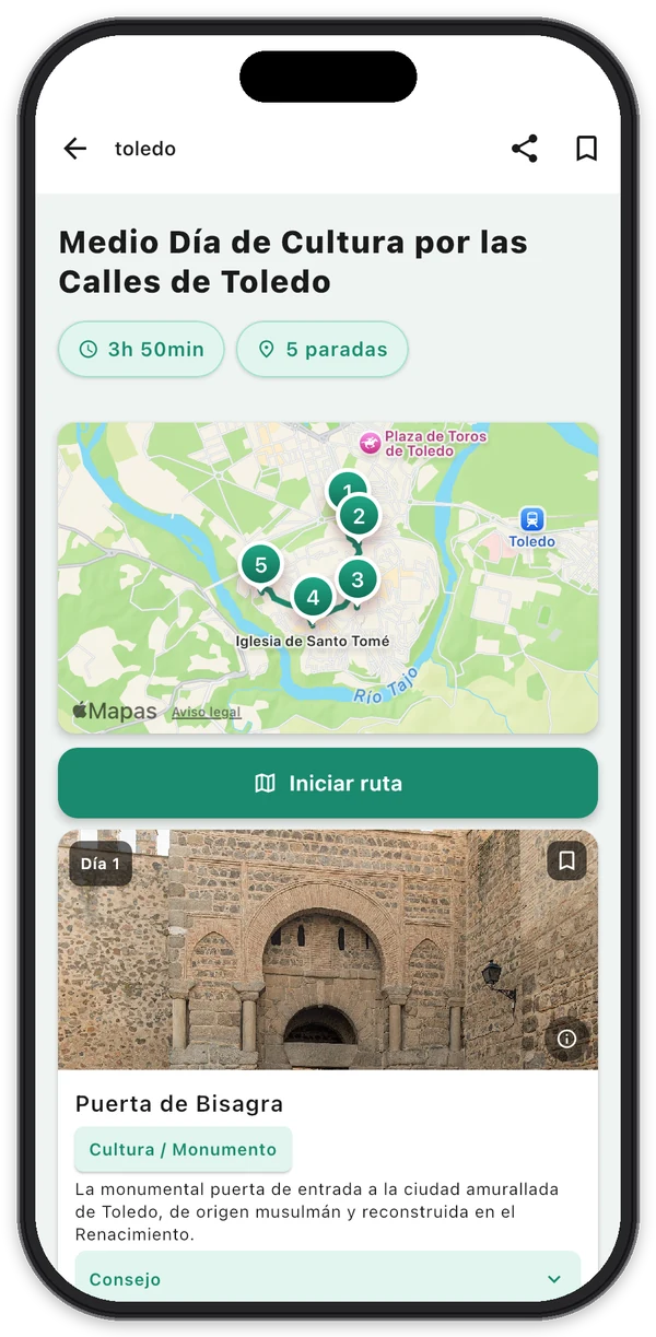 Itinerario de Toledo